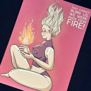 Postkarte - Fire